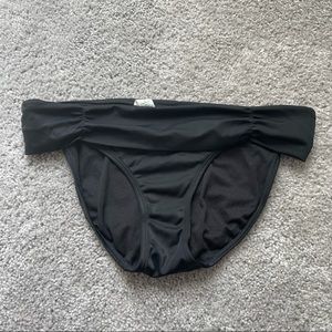 Athleta Black Banded Bikini Swim Bottoms Size S